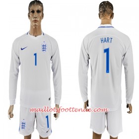 Maillot/Tenue Angleterre Hart 1 Domicile Coupe du monde 2018 Manche Longue